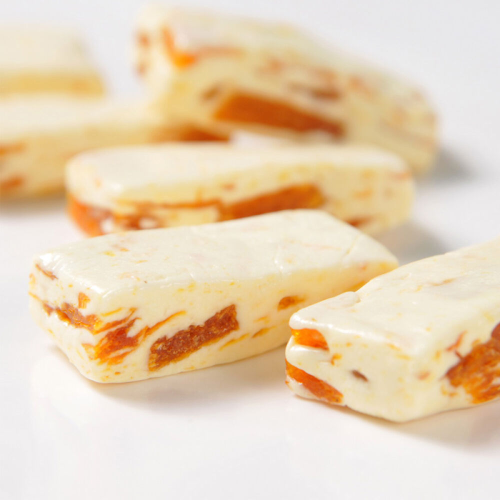 台湾第二颗钮扣芒果牛轧糖100g*1盒