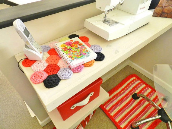 StripedCottonRug,CottonRugs,AreaRugs,GirlsRoomDecor,PlayroomRug,BedisdeBedroomRugNurseryThrowRug,ColourfulRug/IRISRug