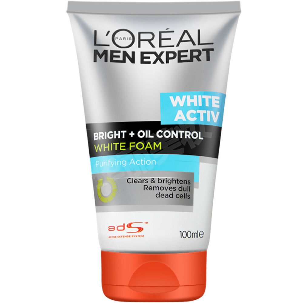 进口装欧莱雅男士洗面奶洁面乳100ml3支随机装可指定