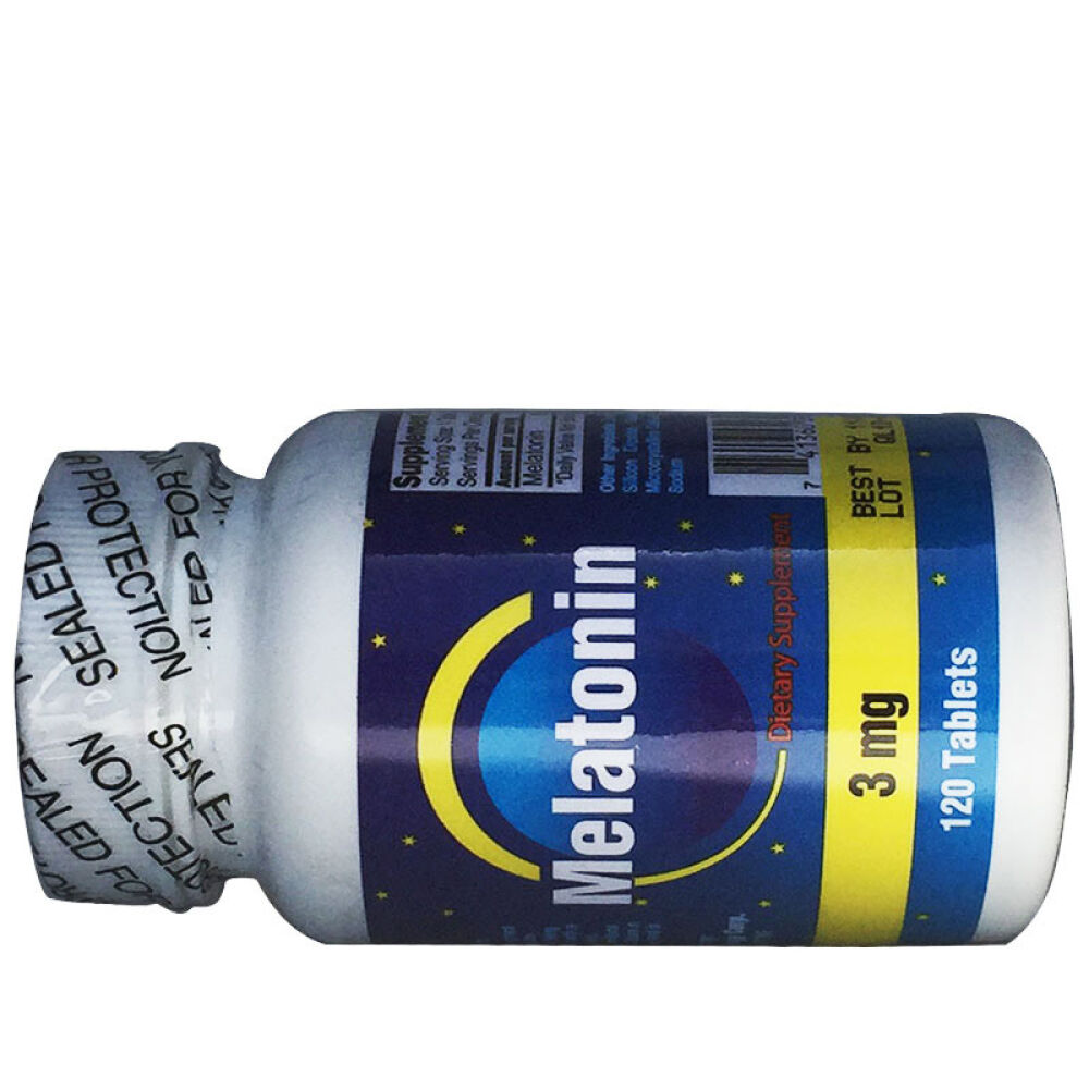 NCB脑白金褪黑素片褪黑素胶囊改善睡眠120片缓解失眠睡眠片（非安眠药）1瓶装*