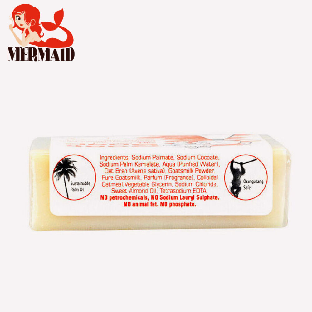 【美人鱼】GoatSoap手工羊奶洁面皂100g原味坚果麦卢卡蜂蜜燕麦椰子味澳洲原装橙色燕麦精华两个装
