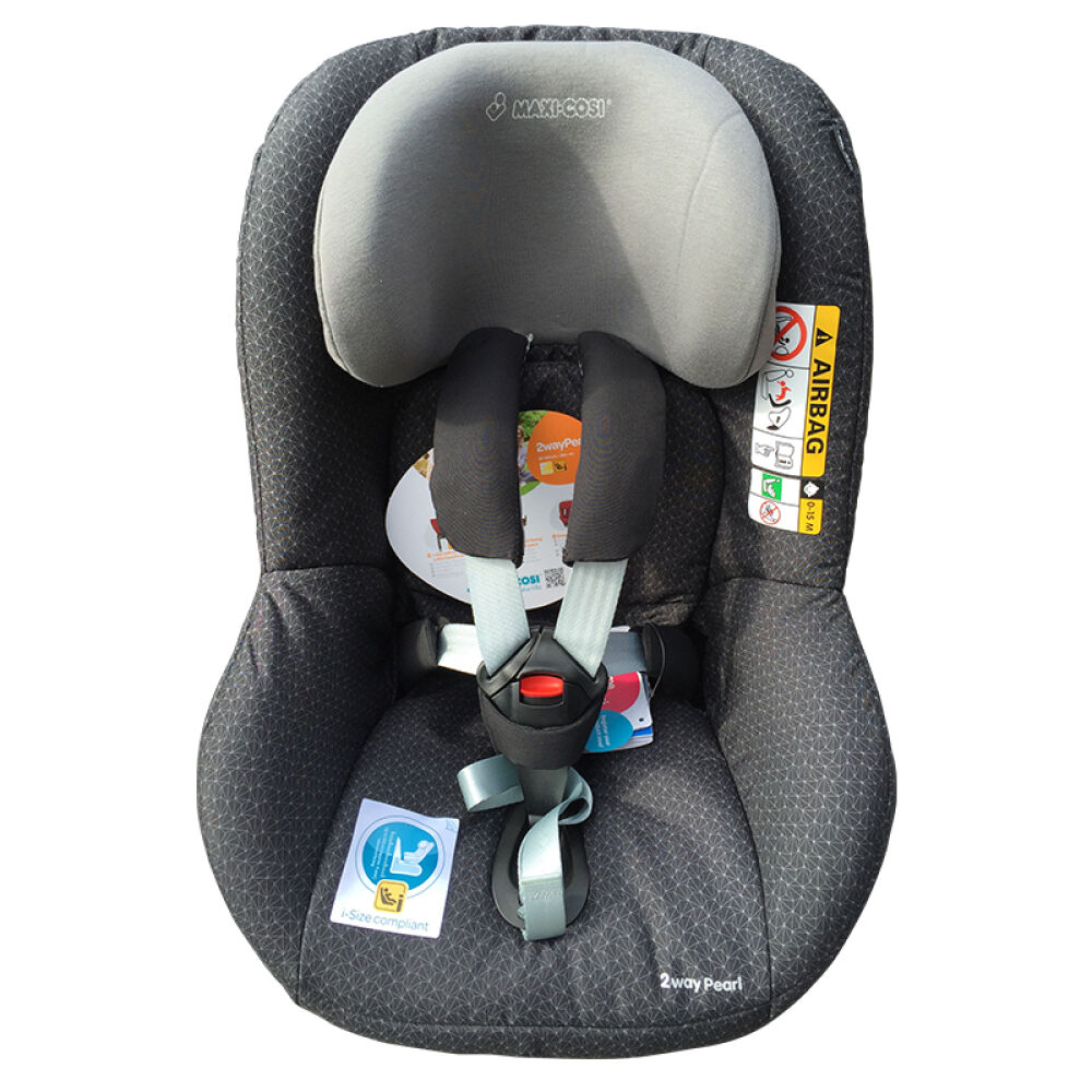 荷兰进口迈可适maxicosi2waypearl儿童安全座椅5个月-4岁blackcrystal黑色印花