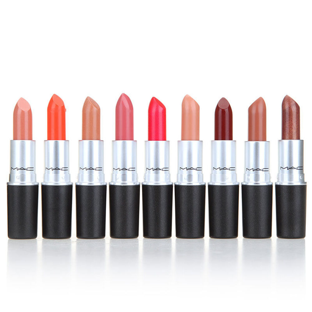 MAC魅可显色丰润唇膏/口红3g复古亚光红RubyWoo