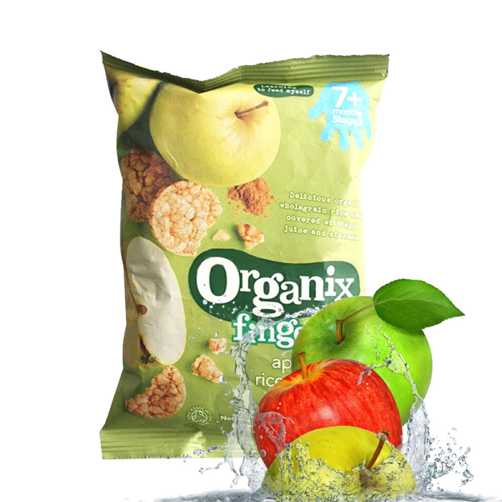 organix宝宝磨牙米饼7个月+苹果味