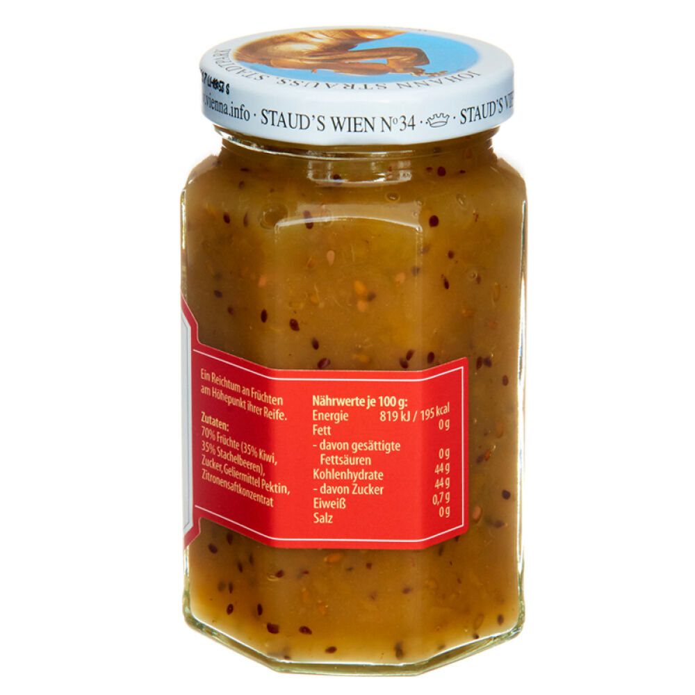 自营奥地利进口果酱施陶尔兹STAUD’S猕猴桃果酱250g