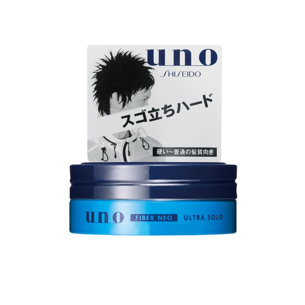 资生堂UNO吾诺男士卷翘弹力绝妙造型发蜡80g1857