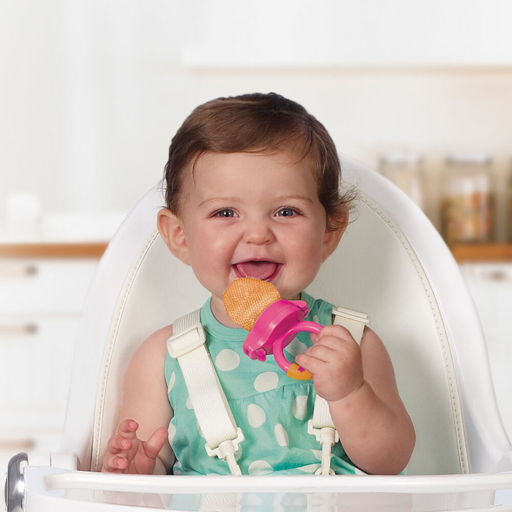 自营满趣健Munchkin水果蔬菜辅食袋新鲜食物咬咬袋6个月以上宝宝颜色随机