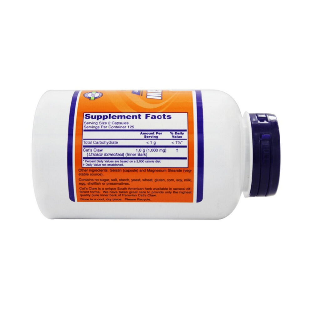 【美国正品直邮】NOWFoods诺奥支持免疫系统健康猫爪草粉胶囊未定义250粒