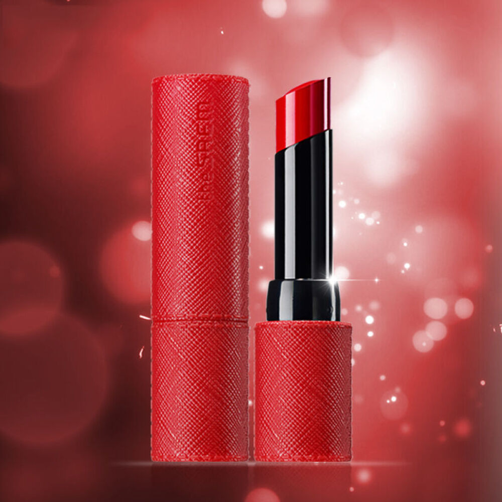 韩国TheSaem/得鲜KISSHOLIC雾面哑光口红持久上色滋润保湿鲜艳红管CR01珊瑚色