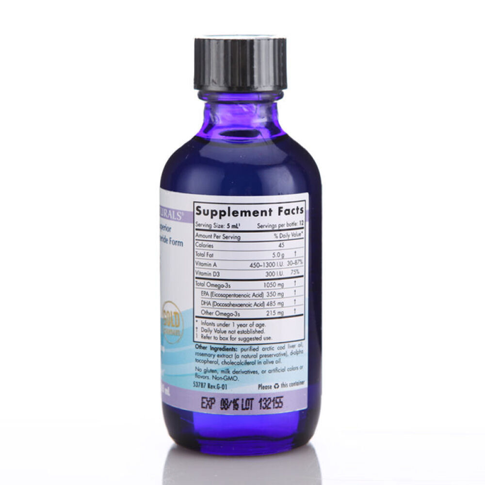 挪威小鱼婴幼儿鳕鱼油AD滴剂婴儿DHA鱼油含VD深海鱼油小鱼两瓶装