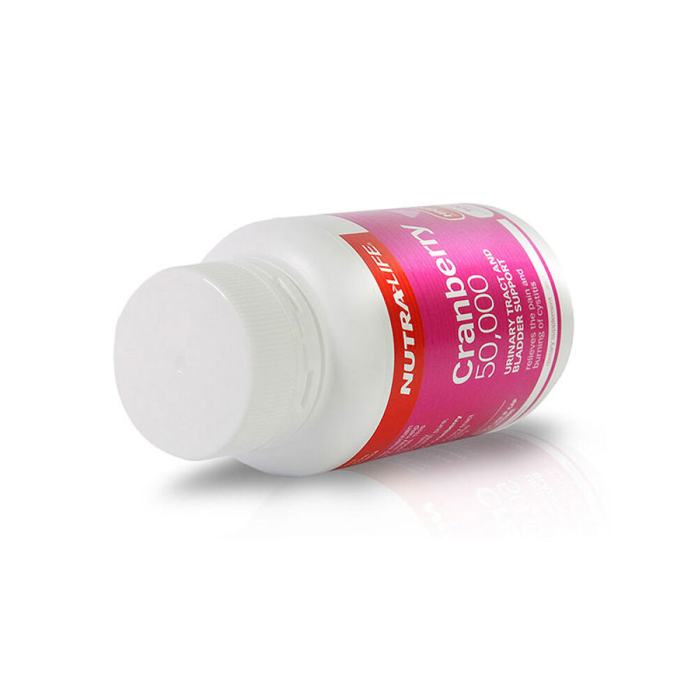 【全球购】新西兰直邮Nutralife纽乐蔓越莓精华胶囊高含量50000mg50粒蔓越莓50000100粒