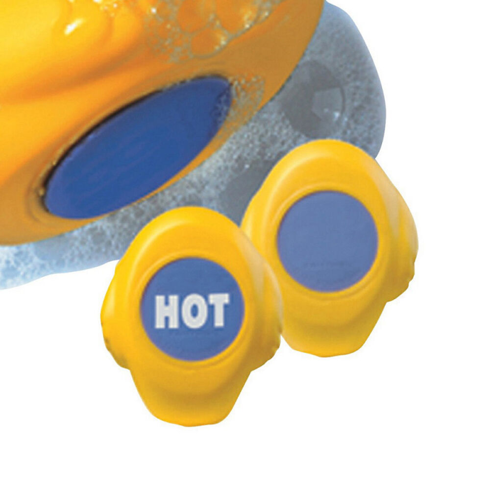 【全球购】进口美国满趣健婴童餐具安全硅胶软勺练习吸盘碗保税区发货感温鸭子洗澡玩具