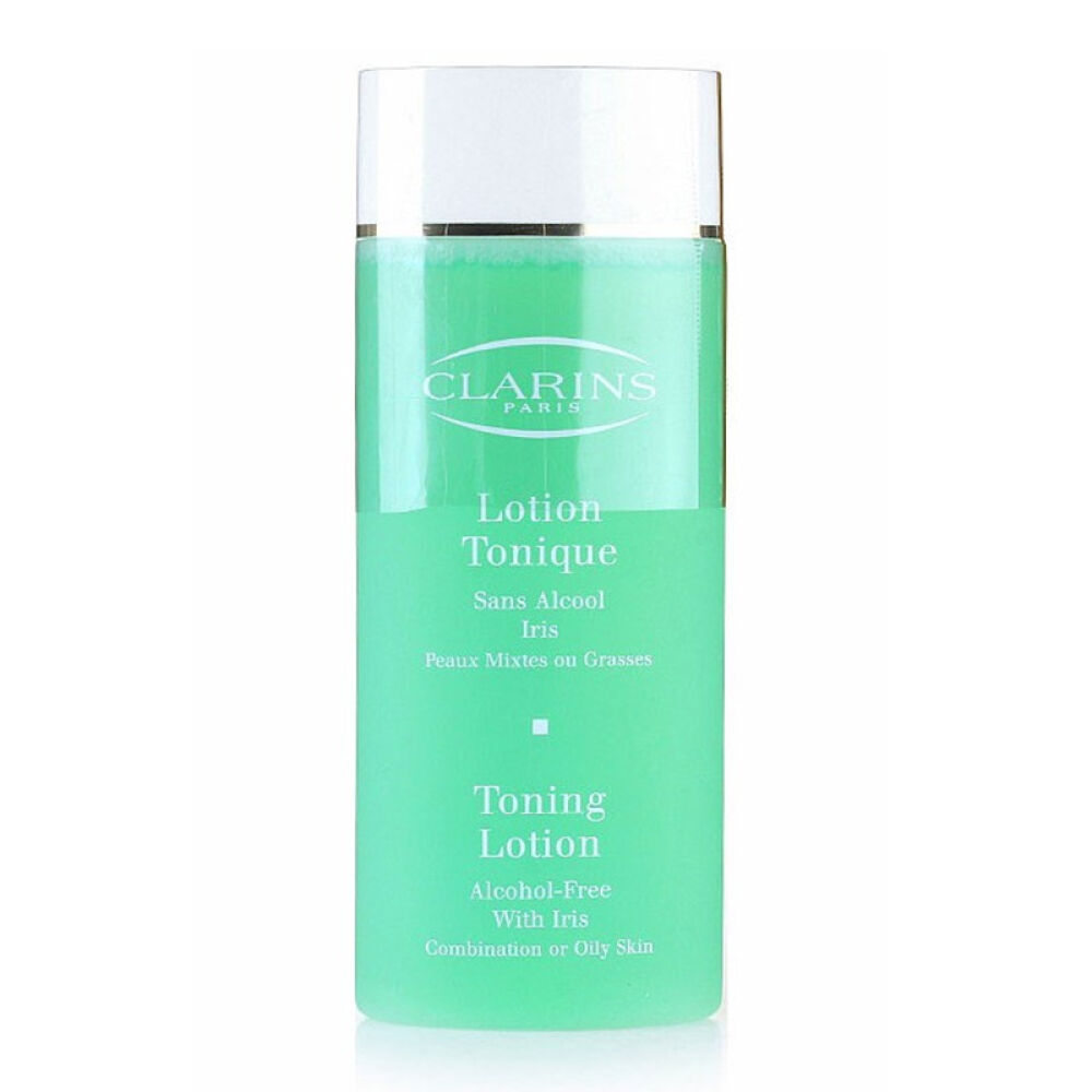 clarins娇韵诗温和爽肤水200ml绿水混合油性