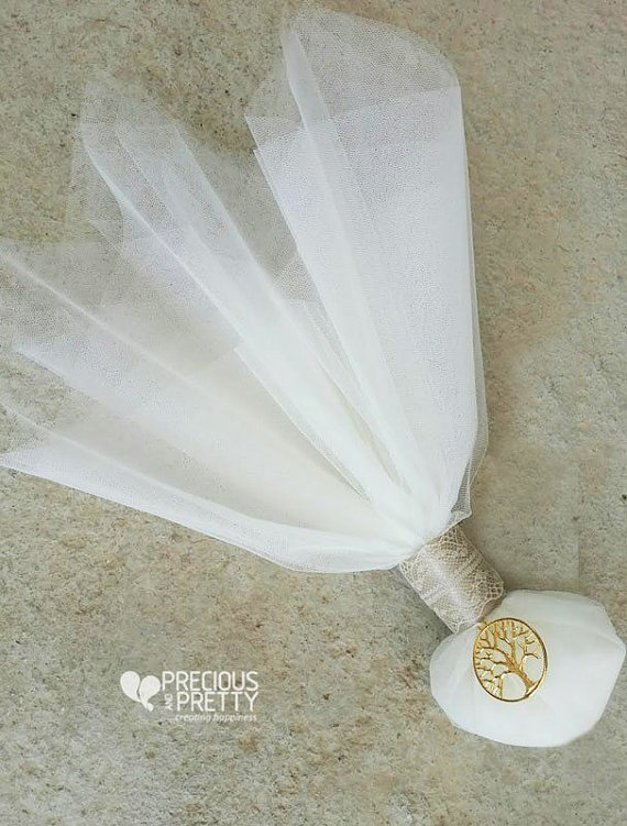 GreekWeddingFavorsBombonieresTreeofLifeCharmLaceRibbonBoubounieresMinimumOrder20pieces