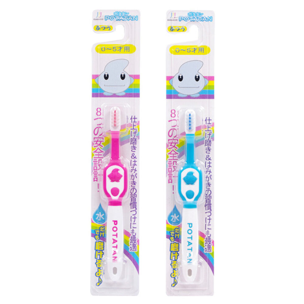 【全球购】日本原装进口新生儿婴儿宝宝专用牙膏牙刷漱口水婴儿牙刷儿童牙刷宝宝牙刷单支