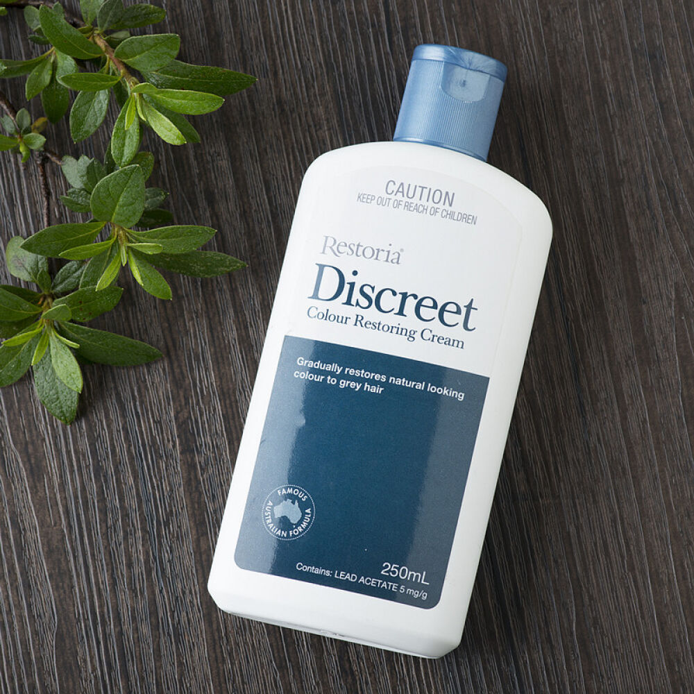 【澳洲直邮包邮】进口Restoriadiscreet丽丝雅2瓶黑发还原乳黑发乳250ml