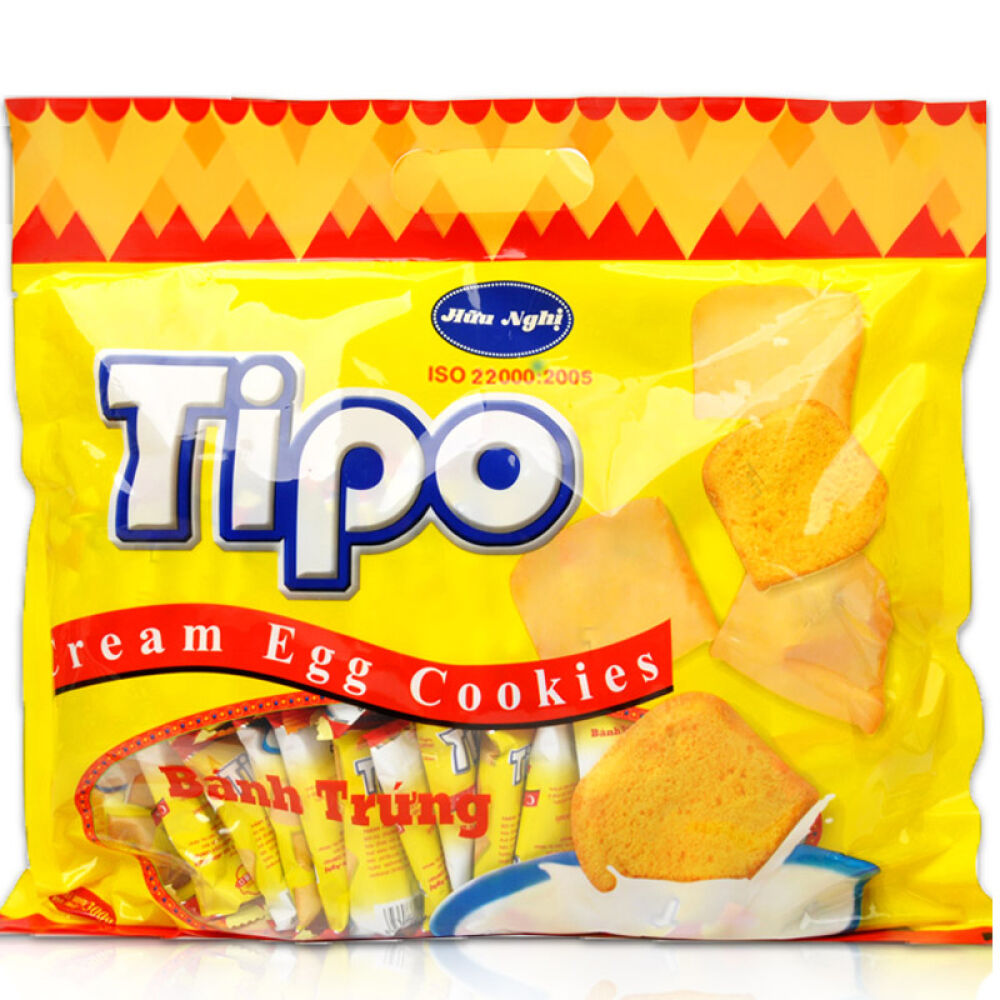 越南进口Tipo友谊牌奶油味面包干300g*1包