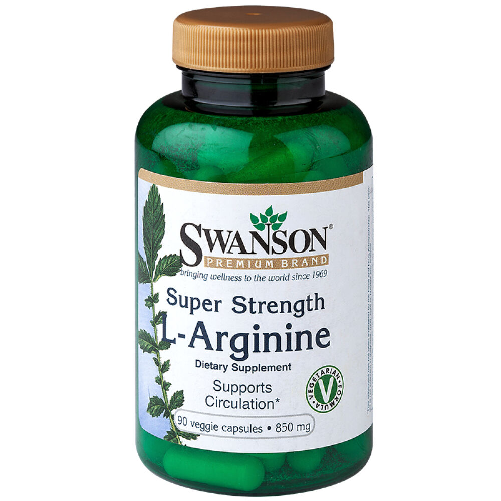 斯旺森Swanson天然L-精氨酸胶囊粉男士备孕营养一氧化氮缓解疲劳美国原装进口