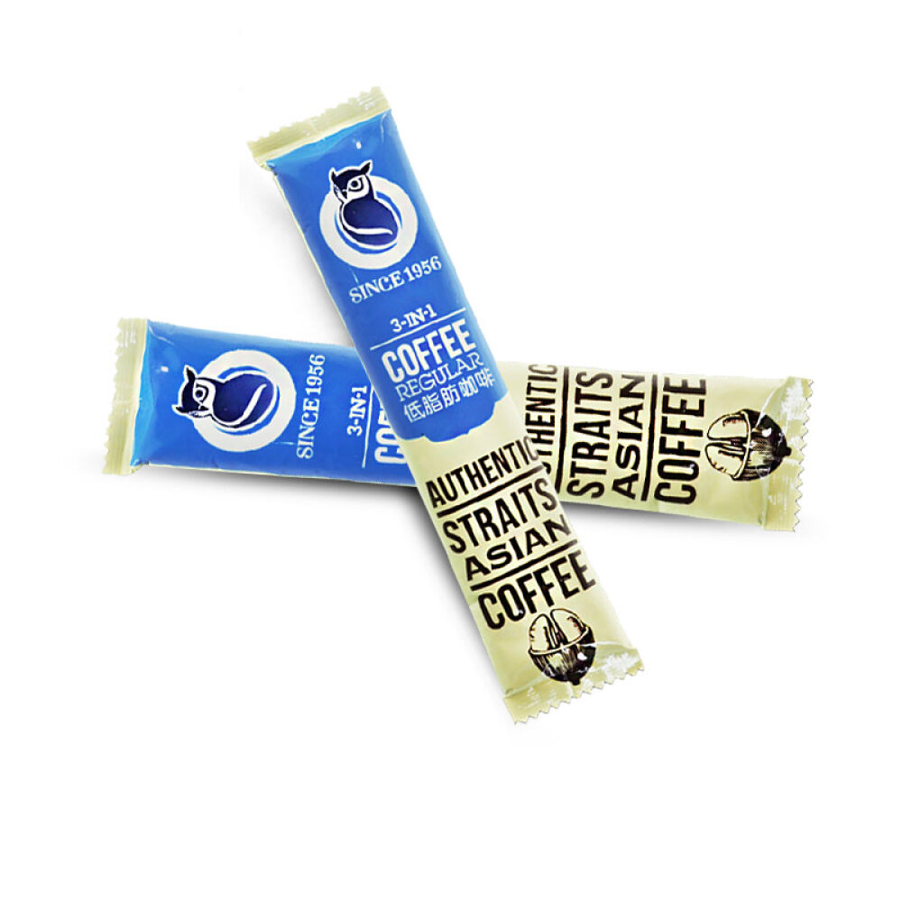 【全球购】OWL猫头鹰咖啡新加坡原装进口咖啡冲饮三合一低脂肪速溶咖啡800g40条装