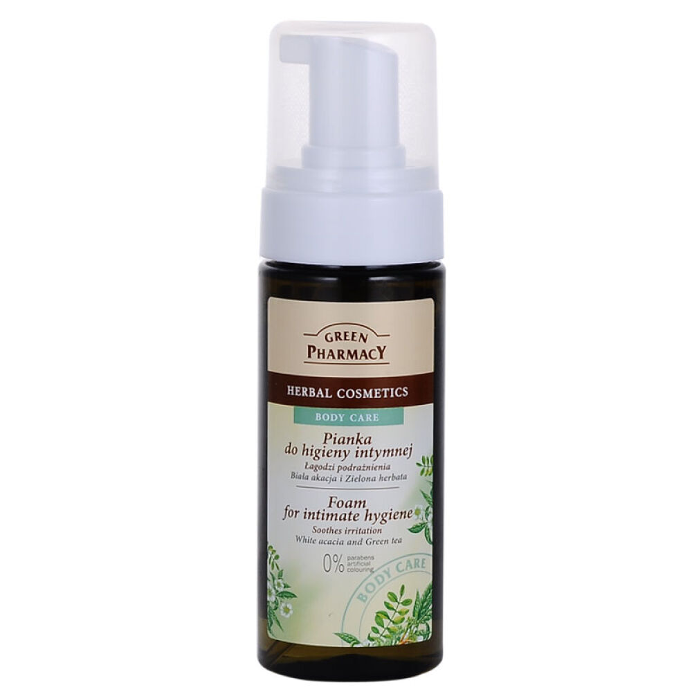 GreenPharmacy相思树&绿茶私密洁肤泡泡慕斯私处护理男士/懒女士专用150ml