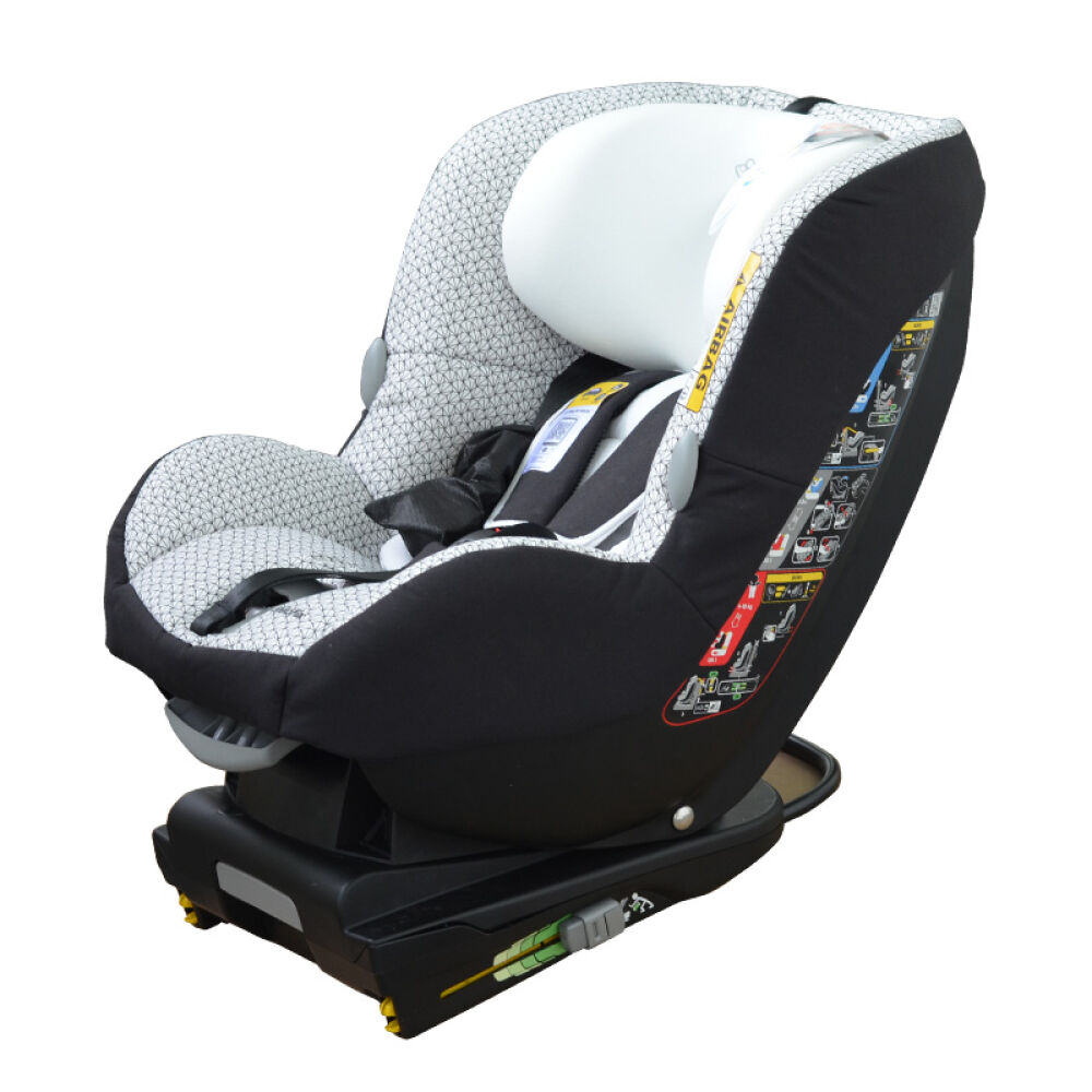 进口荷兰迈可适Maxi-cosiMilofix米洛斯儿童汽车座椅灰白色