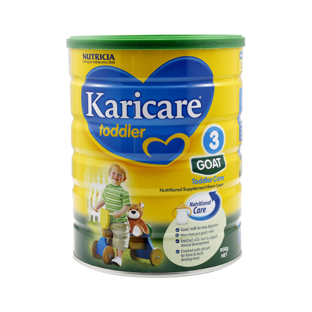 新西兰进口可瑞康Karicare婴儿幼儿羊奶粉900g3段(12个月以上)1罐装