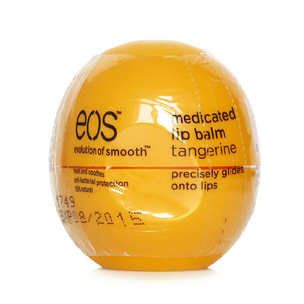 EOS绯闻女孩唇膏球形天然护唇膏7g橙色热情