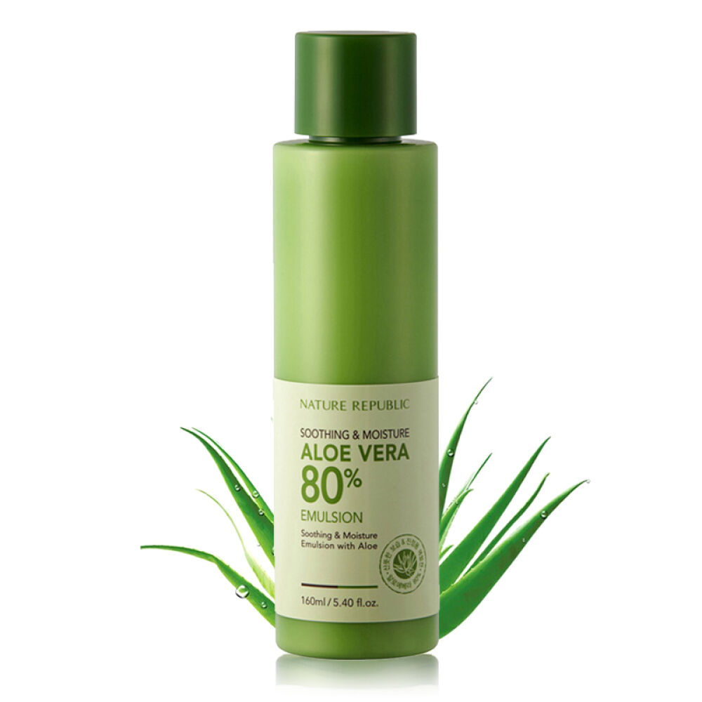 韩国naturerepublic自然乐园芦荟胶芦荟保湿爽肤乳160ml