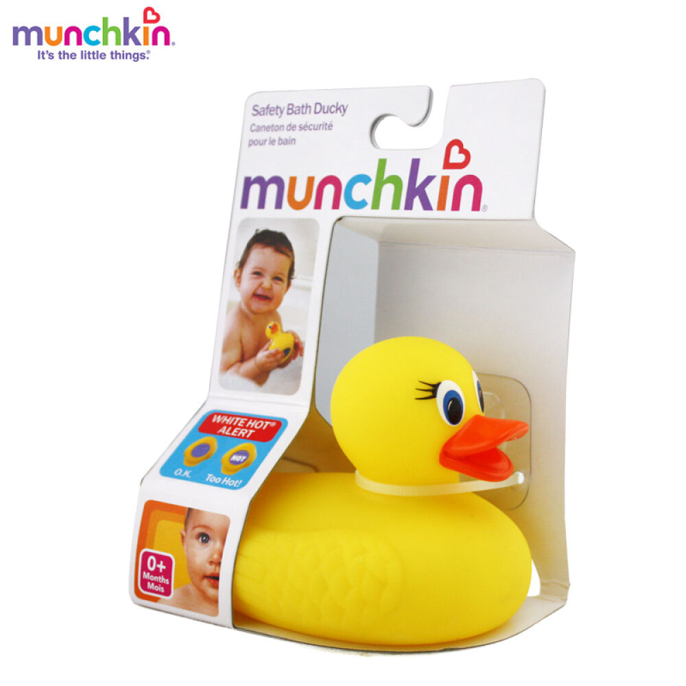 【全球购】加拿大直邮麦肯齐Munchkin感温小鸭子黄鸭婴幼儿童宝宝洗澡玩具宝宝洗浴
