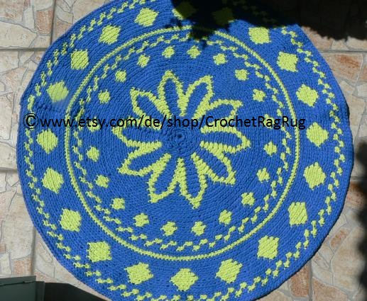 BohemianGypsy,RoundRug,CrochetRoundMatBathroomEcofriendlyNEONcolors,YOGAMAT,Mandala