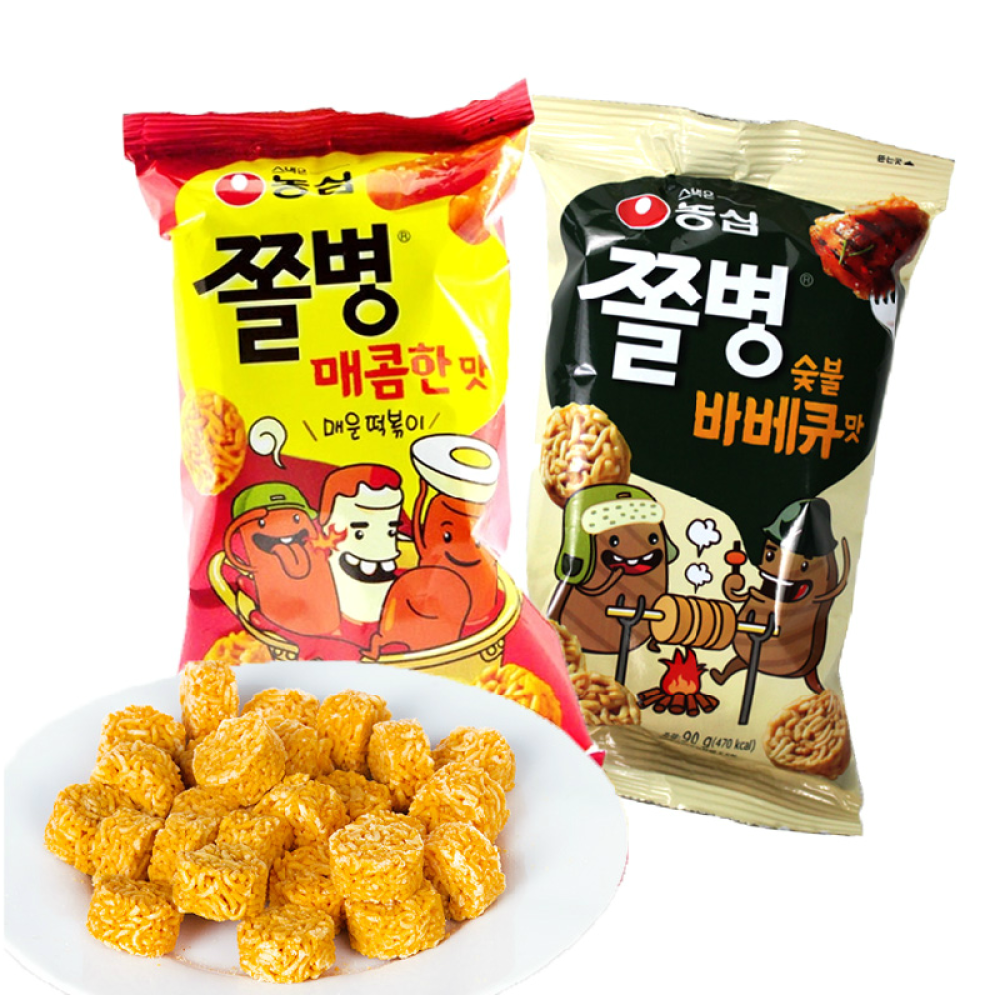 【全球购】韩国原版NONGSHIM农心方便面系列兵卒干脆面90g辣味