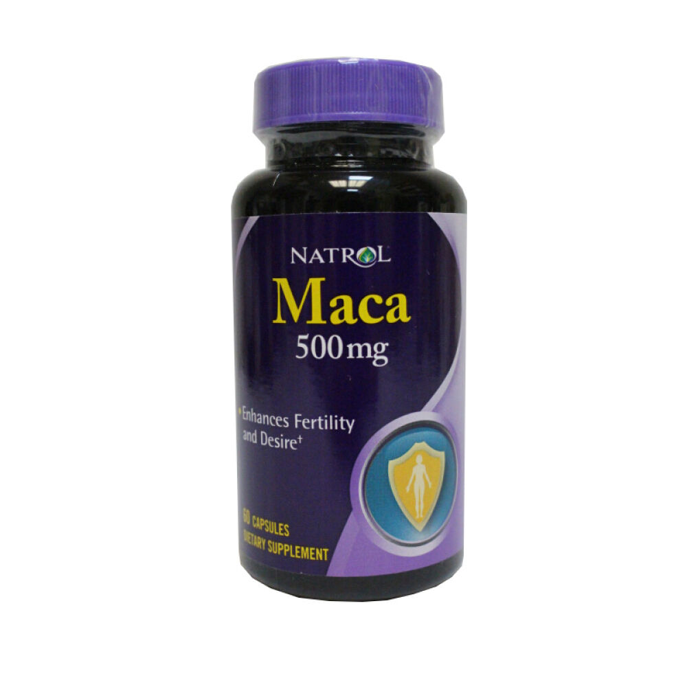 美国Natrol秘鲁玛卡玛咖胶囊500mg60粒成人男性补肾养精延时2瓶