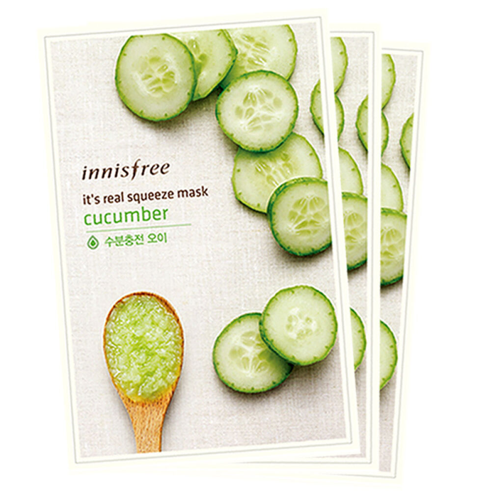 【京东全球购】韩国原装进口Innisfr悦风吟保湿清爽补水香港直邮芦荟4+黄瓜3+乳木果3共10