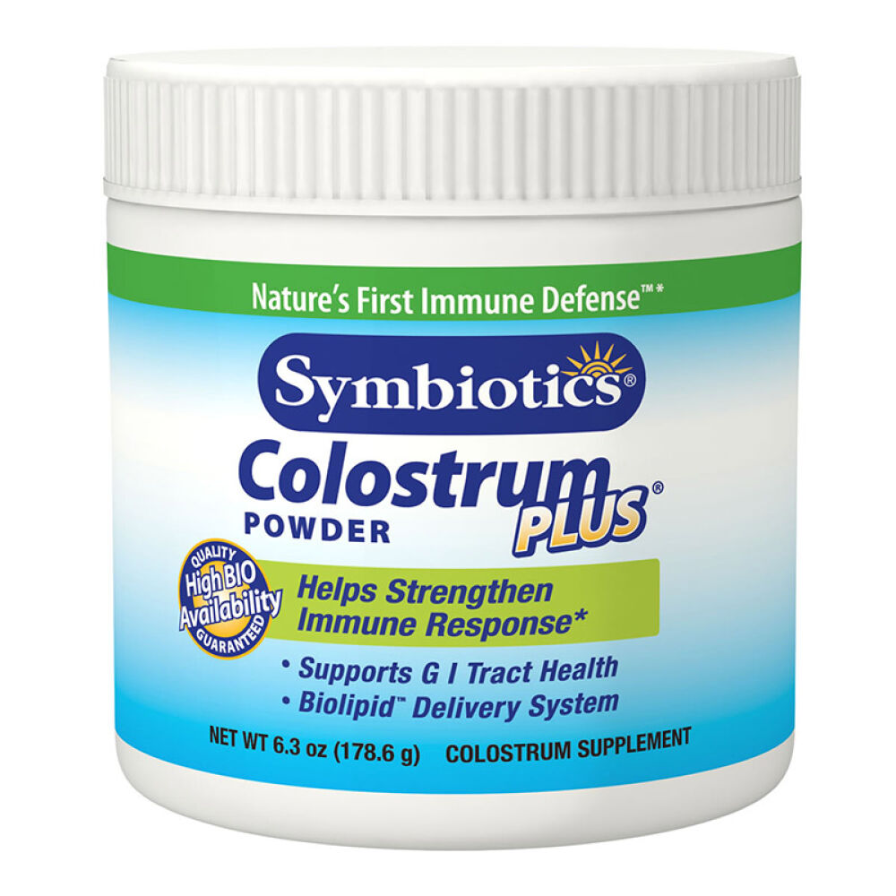 美国进口Symbiotics牛初乳粉促进发育178g婴儿牛初乳粉非咀嚼片