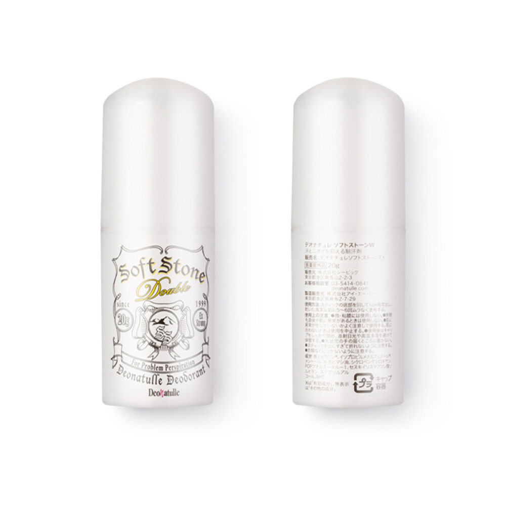 【日本原装进口】DeonatulleSoftStone腋下止汗干爽消臭石去狐臭除臭汗20g