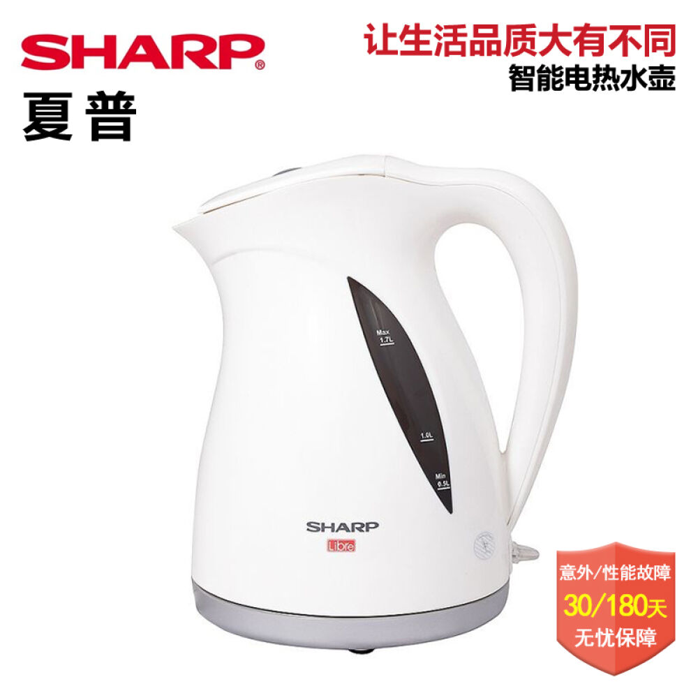 夏普电水壶烧水壶电热水壶开水壶家用EKJ-17L(W)