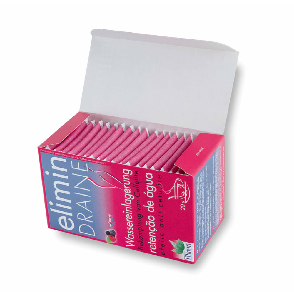 比利时Tilman草本植物燃脂减肥茶包男女消肿去水肿促进代谢酸甜西梅味20袋/盒