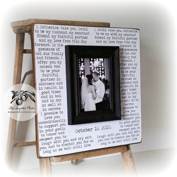 weddingvowsframed,1stanniversarygift,firstanniversary,wedding