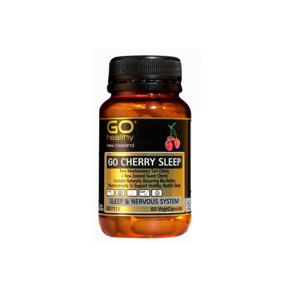 新西兰直邮高之源GoHealthy酸樱桃安睡胶囊60粒