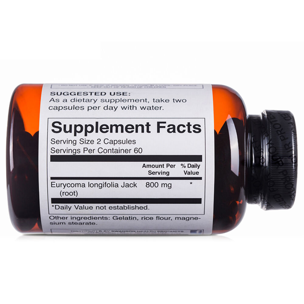 Swanson斯旺森东革阿里软胶囊补肾壮阳固精野生黑红原片原根提取400mg*120粒