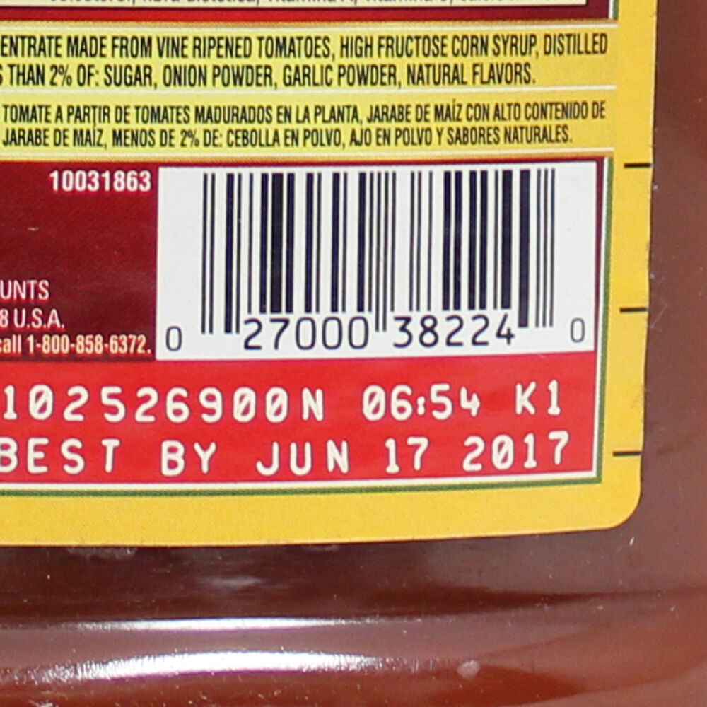 自营美国进口汉斯HUNT'S番茄酱无盐型383g