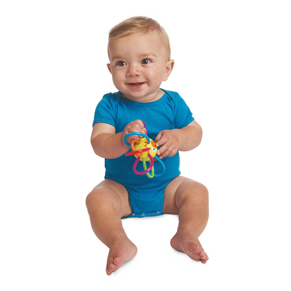 【全球购】美国进口manhattantoy曼哈顿宝宝磨牙棒牙胶安抚牙胶小狮子款无盒装