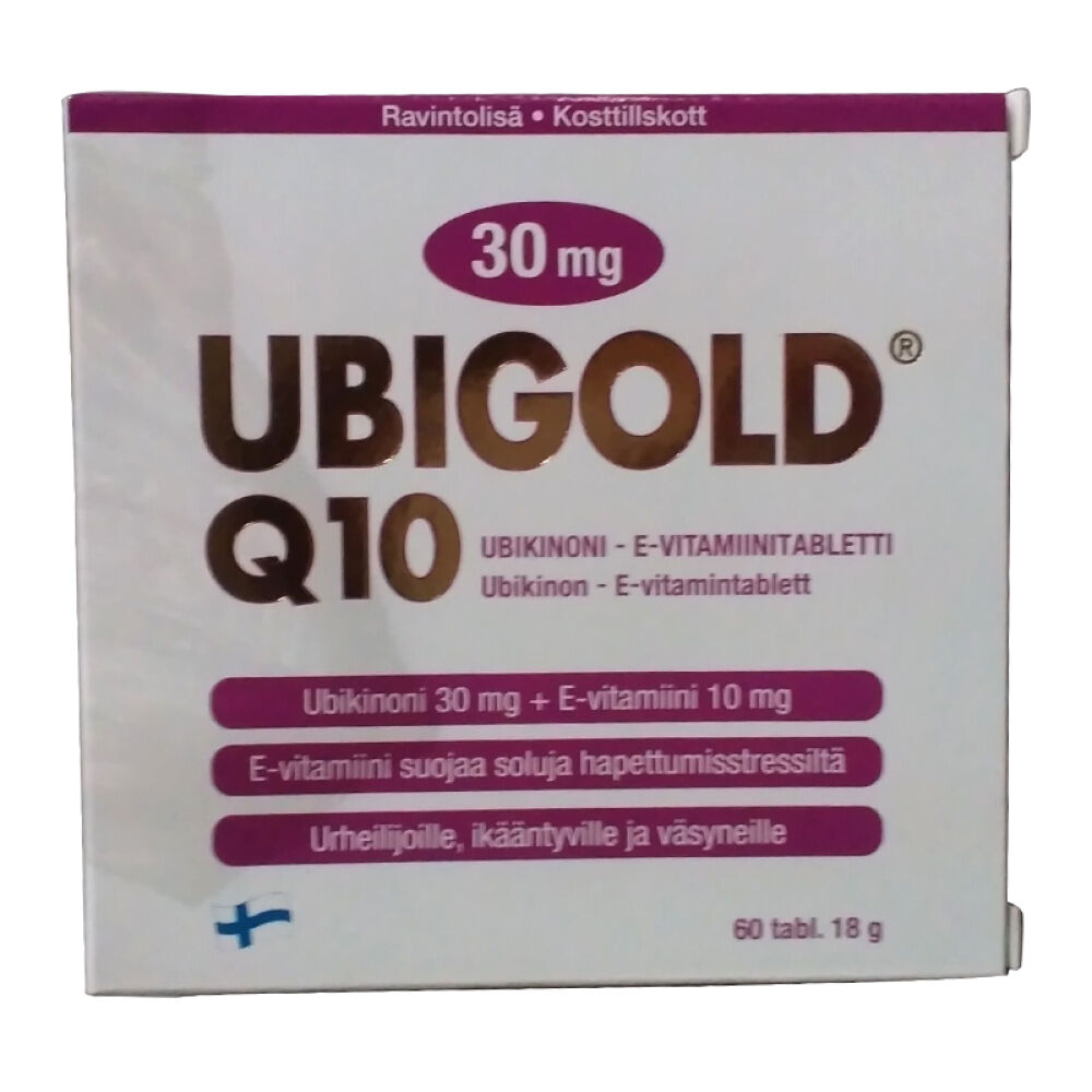 芬兰Hankintatukku汉诺金鱼类脂肪浓缩片辅酶Q1060片1瓶装