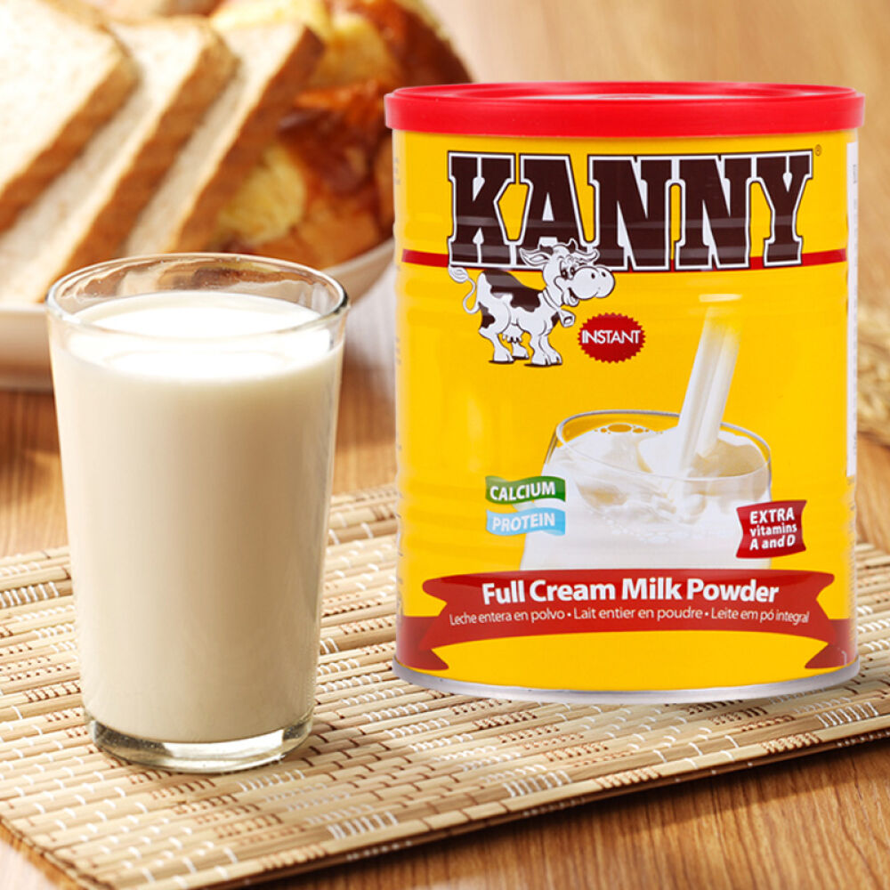 荷兰进口Kanny佳尼全脂成年人奶粉儿童学生400g无糖高钙女士中老年牛奶粉