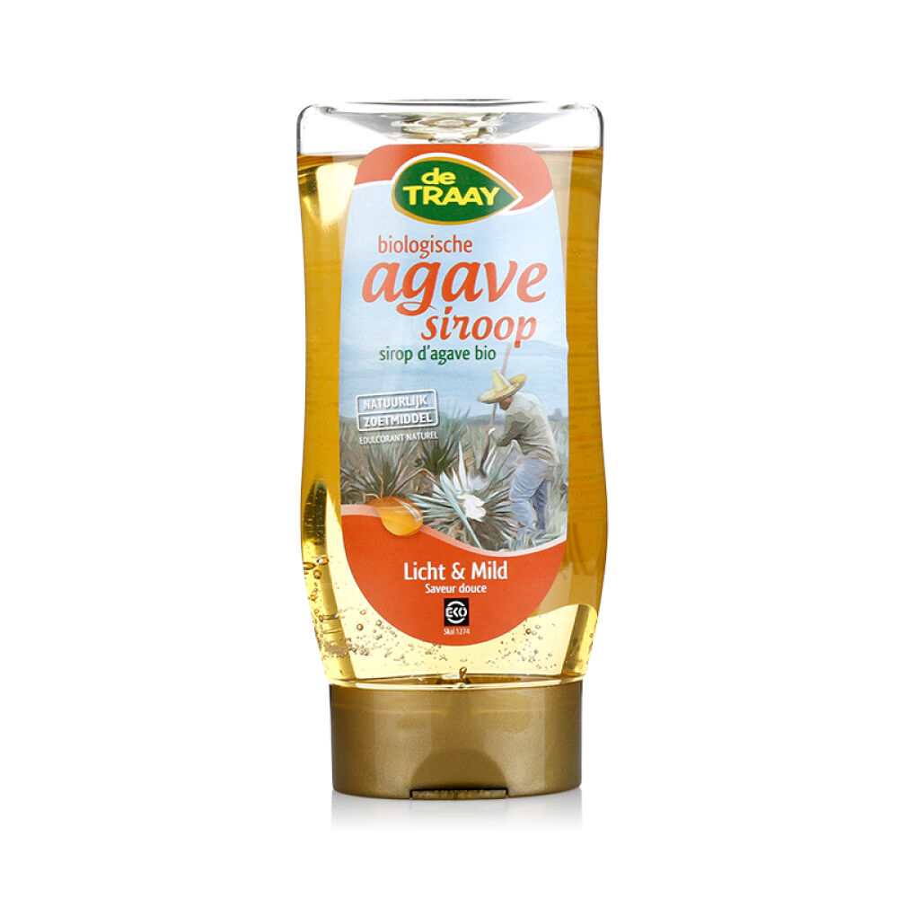 荷兰进口DeTraay有机龙舌兰糖浆有机洋槐花蜂蜜健康冲调饮品糖浆清淡型350g