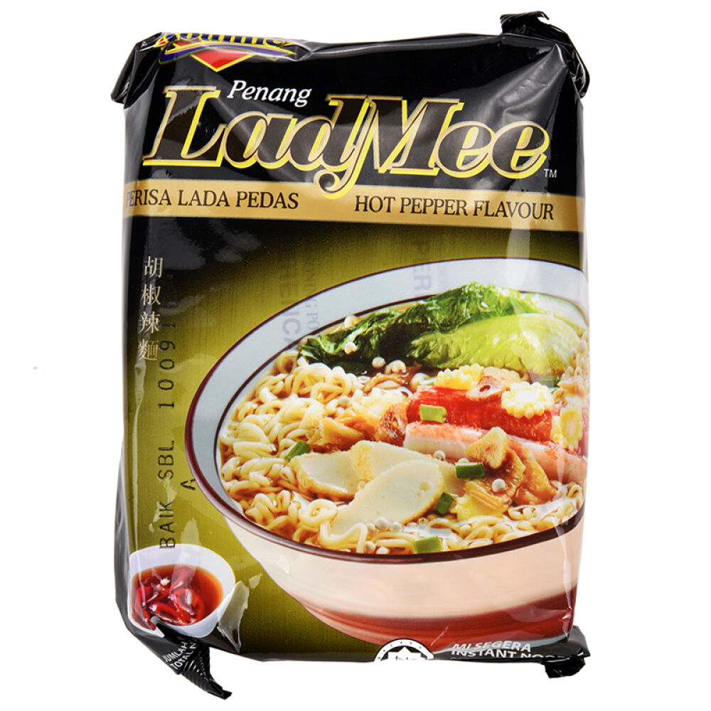 马来西亚进口方便面益福Ibumie胡椒辣味方便面375g