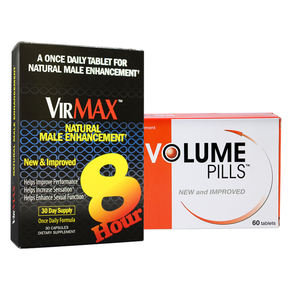 【全球购】VirMax美国补肾壮阳增大增粗男用延时持久（非万艾可伟哥药一粒牡蛎海狗丸）1盒VirMax+益精丸勃起高潮生精组合