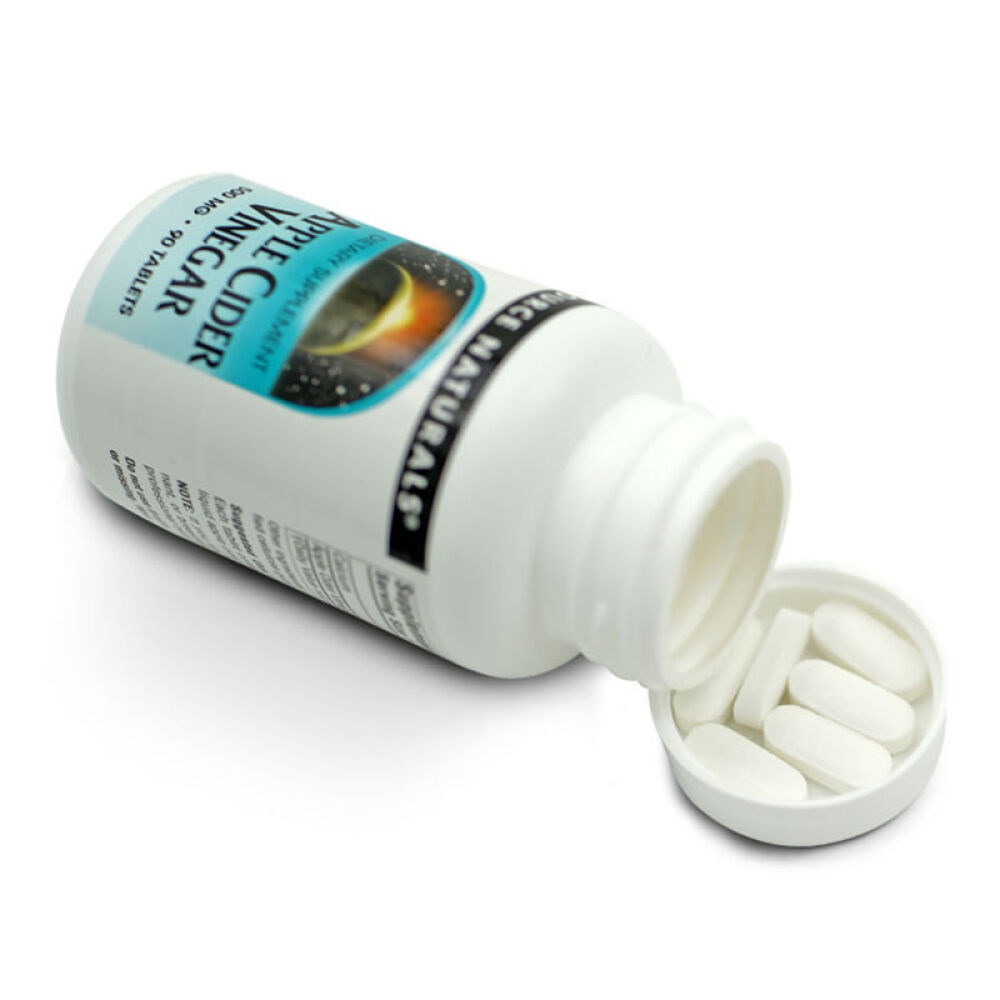 SourceNaturals苹果醋片90片特别添加膳食纤维健康塑身