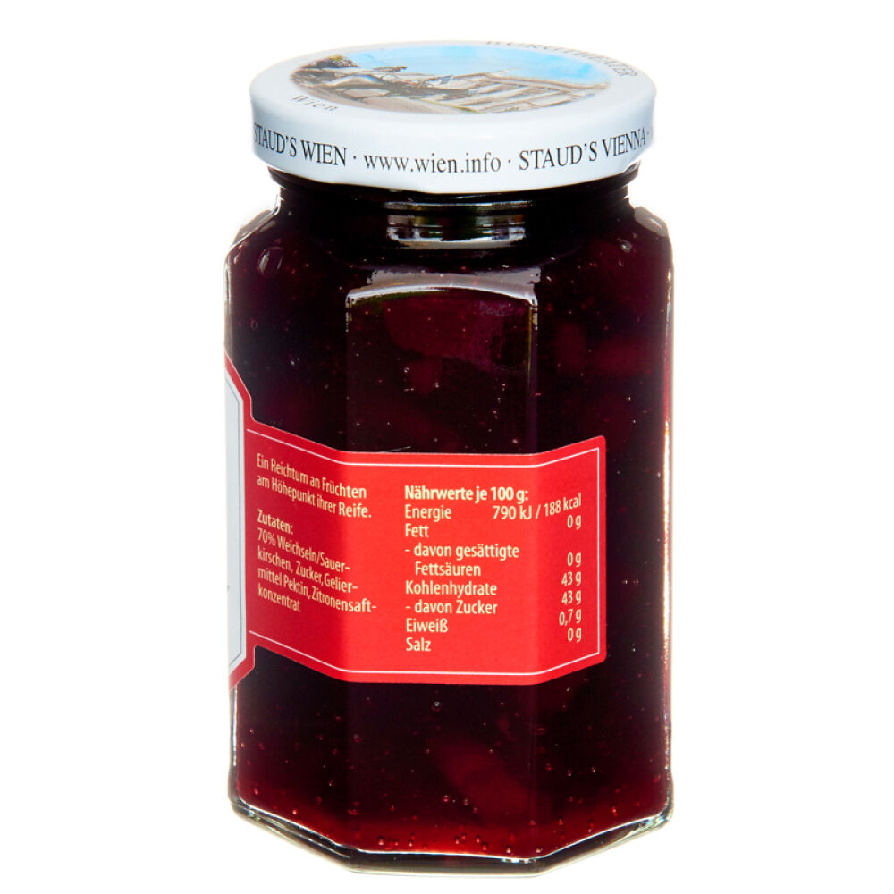 自营奥地利进口果酱施陶尔兹STAUD’S酸樱桃果酱250g