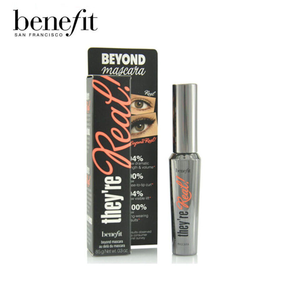 BENEFIT贝玲妃以真乱假睫毛膏8.5g浓密卷翘纤长不晕染不掉妆黑色